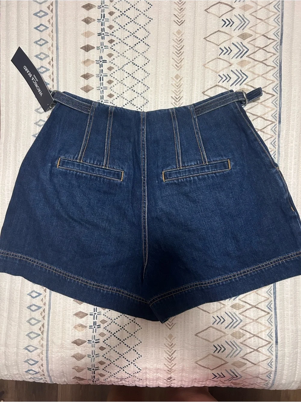 Veronica Beard Jaffe Short High Rise Jeans - Bright Blue size 29 NWT